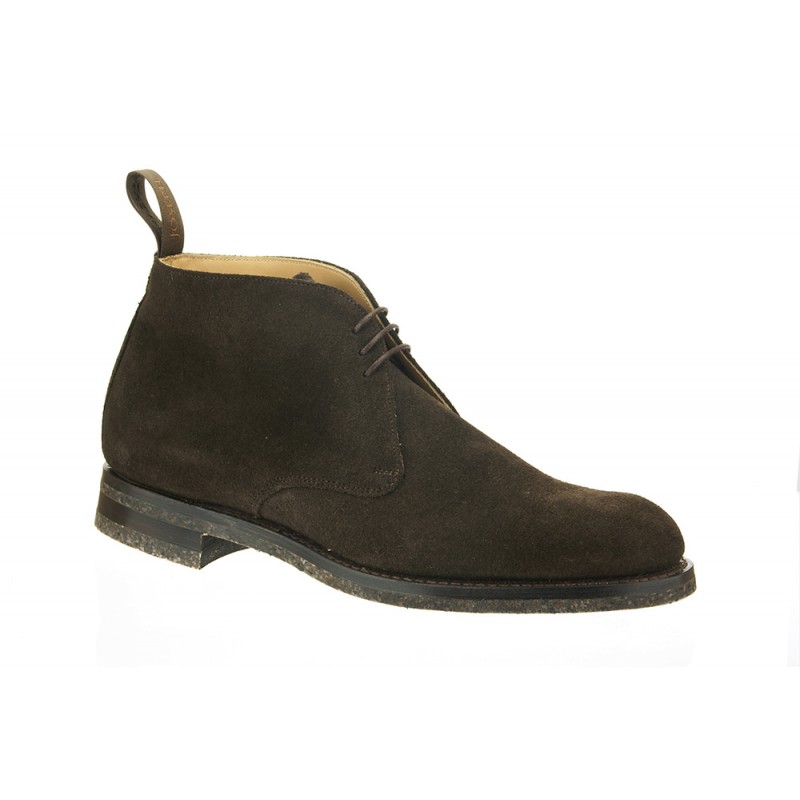 Joseph Cheaney Sherwood Chukka Boot in Brown Suede
