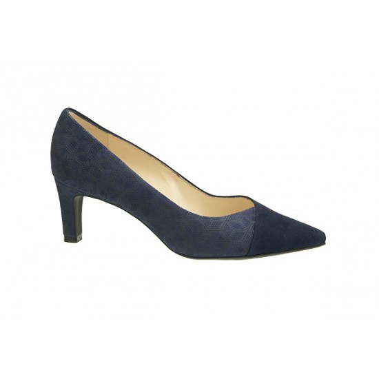 Peter Kaiser | Court Shoe | Maike in  Notte Navy Suede